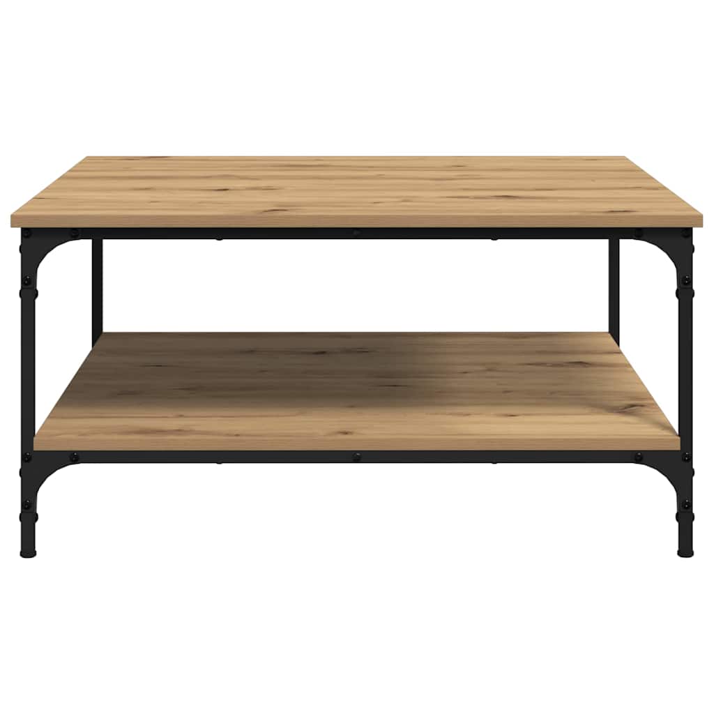 Mesa de centro carvalho artisiano 80 x 80 x 40 cm