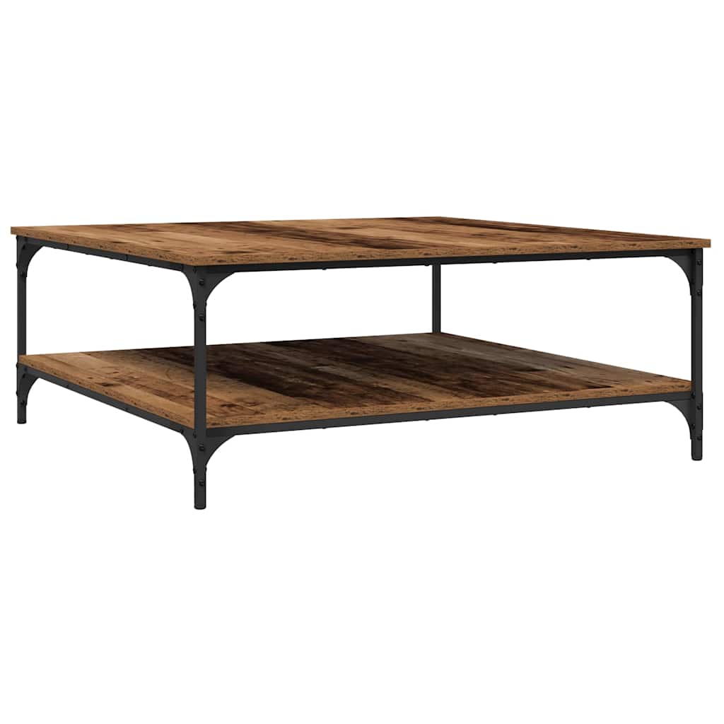 Mesa de centro Madeira antiga 100 x 100 x 40 cm