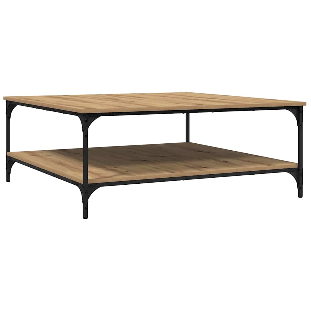 Mesa de centro carvalho artisiano 100 x 100 x 40 cm