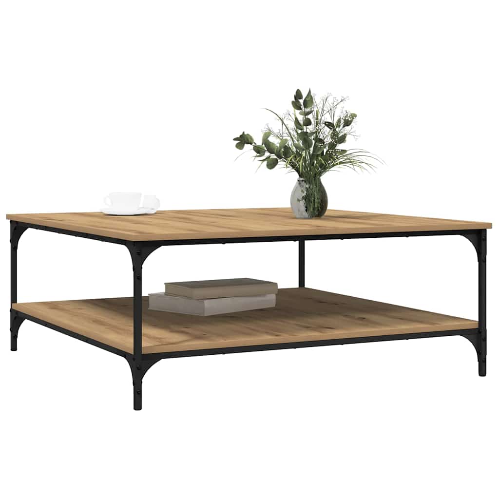 Mesa de centro carvalho artisiano 100 x 100 x 40 cm