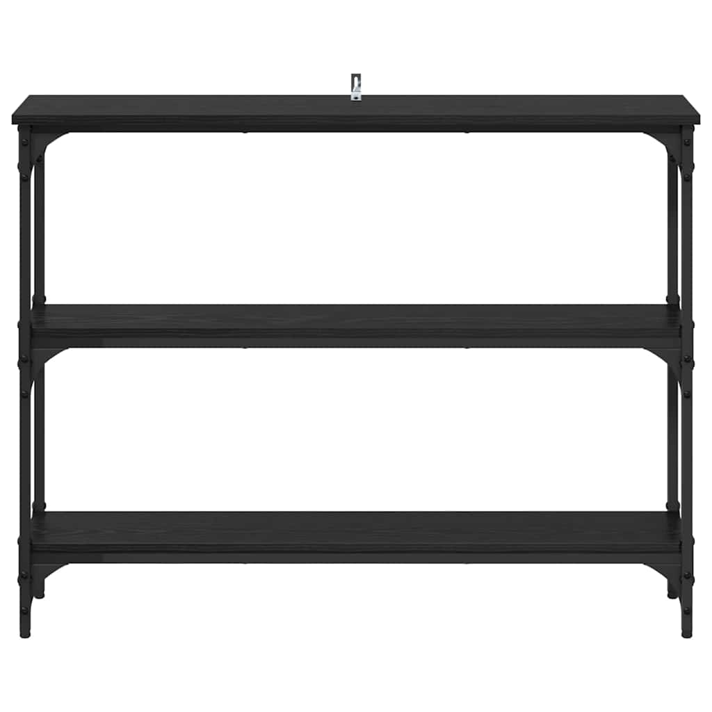 Aparador com prateleira Carvalho preto 100 x 22.5 x 75 cm
