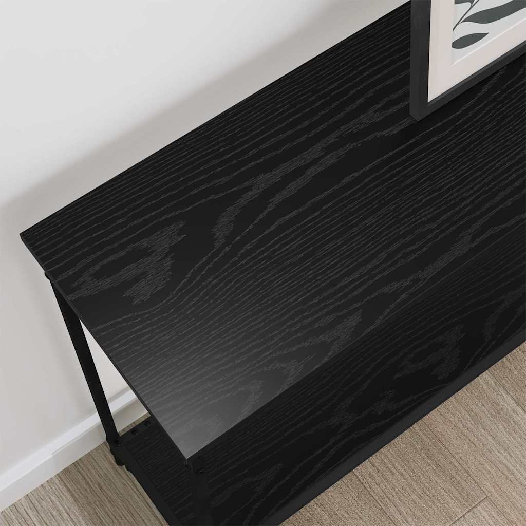 Aparador Carvalho preto 101 x 30.5 x 75 cm Madeira processada