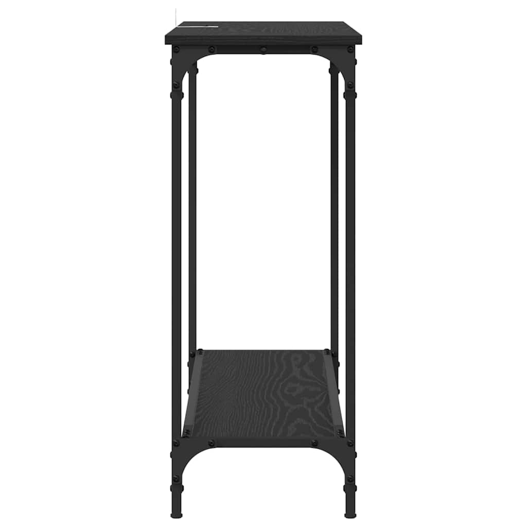 Aparador Carvalho preto 101 x 30.5 x 75 cm Madeira processada