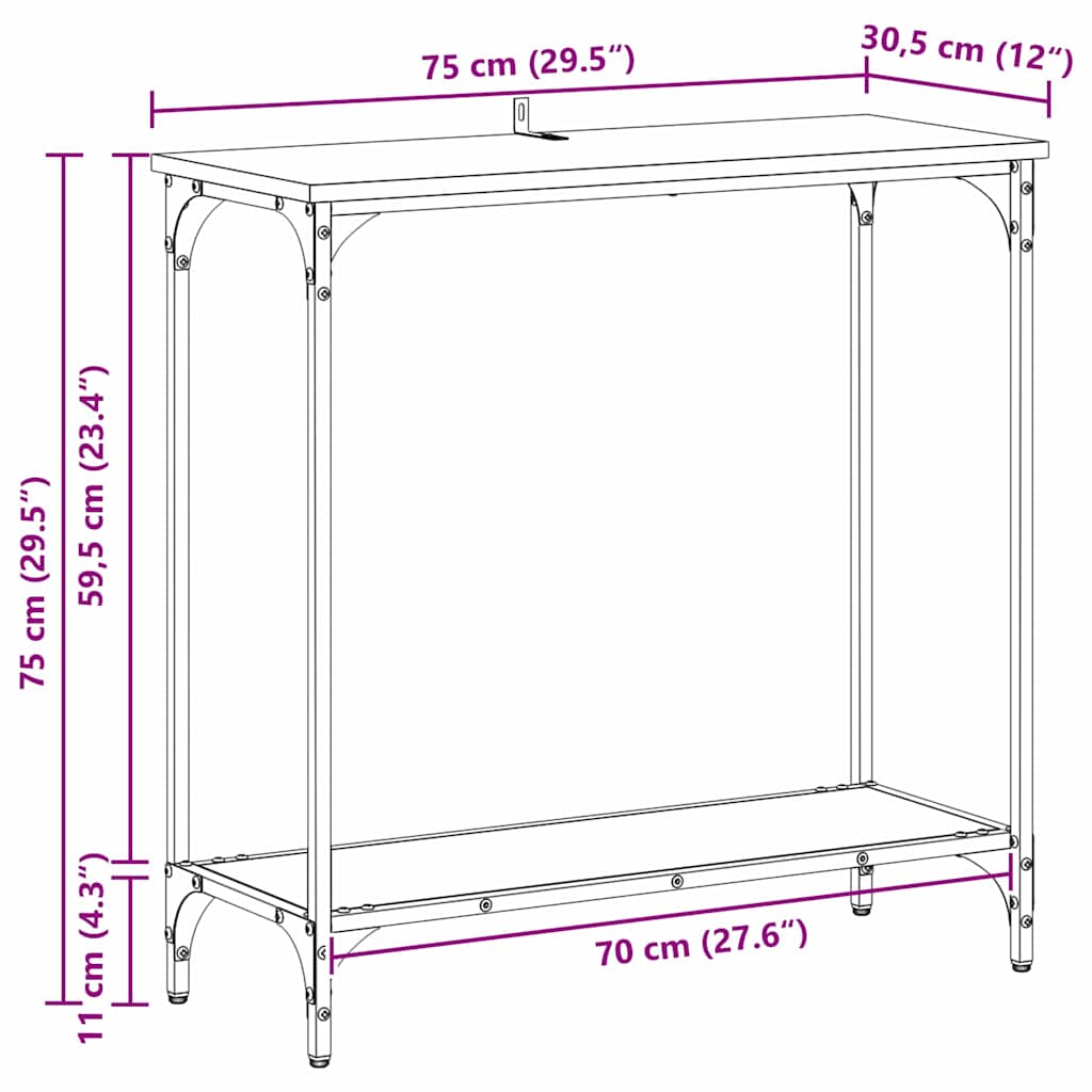 Aparador Madeira antiga 75 x 30.5 x 75 cm Madeira processada