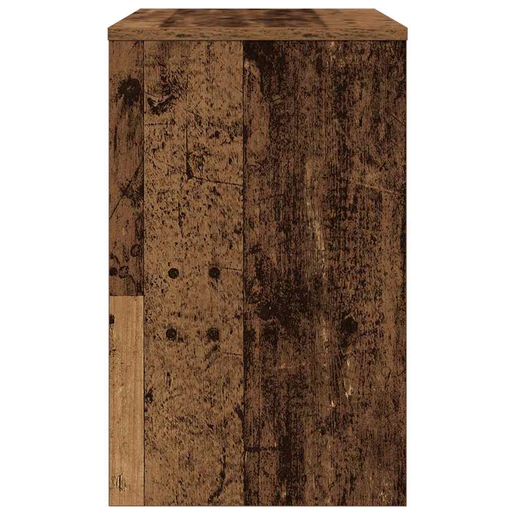 Mesa de Café Empilhável 3 pcs Madeira antiga 60 x 35 x 56 cm