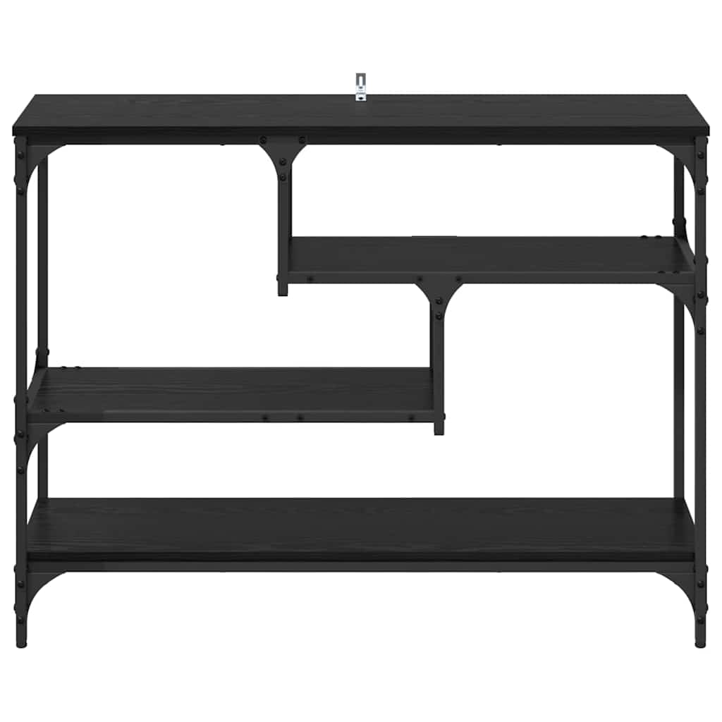 Aparador Carvalho preto 100 x 30 x 75 cm Madeira processada