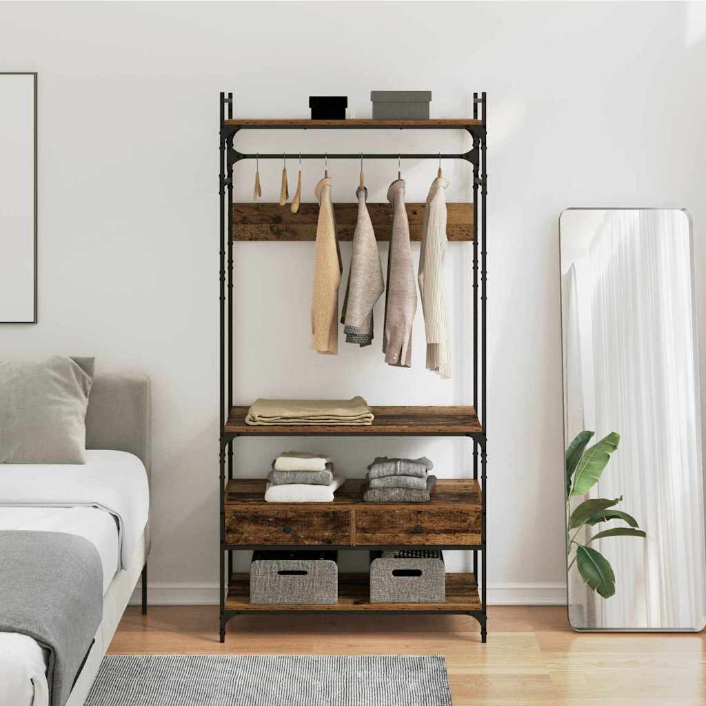 Guarda-roupa com gaveta Madeira antiga 89 x 39 x 184.5 cm