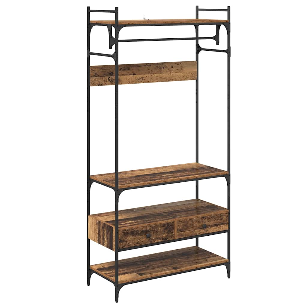 Guarda-roupa com gaveta Madeira antiga 89 x 39 x 184.5 cm
