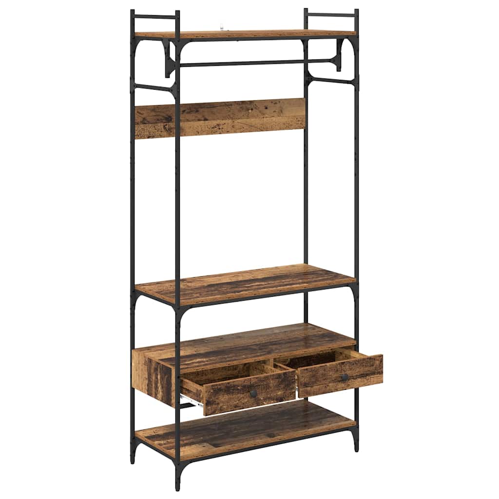Guarda-roupa com gaveta Madeira antiga 89 x 39 x 184.5 cm