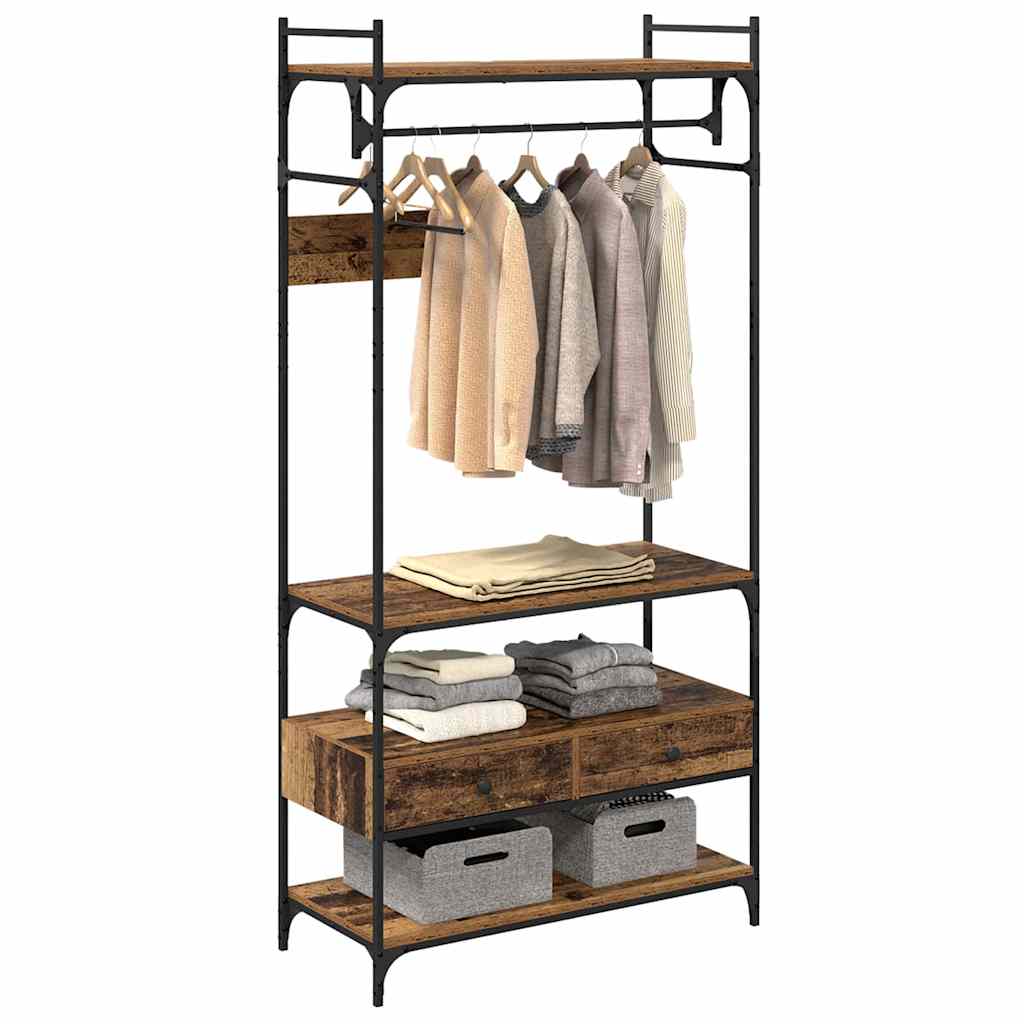 Guarda-roupa com gaveta Madeira antiga 89 x 39 x 184.5 cm