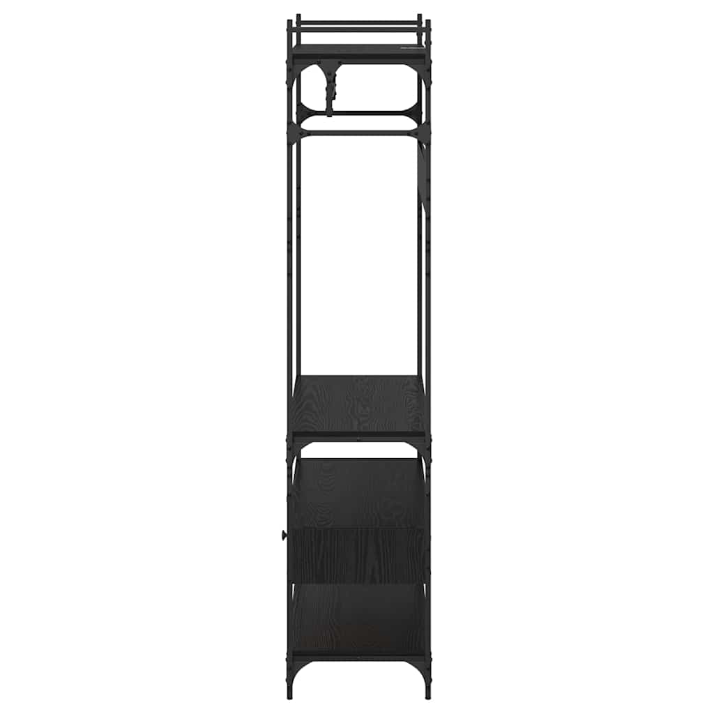 Guarda-roupa com gaveta Carvalho preto 89 x 39 x 184.5 cm
