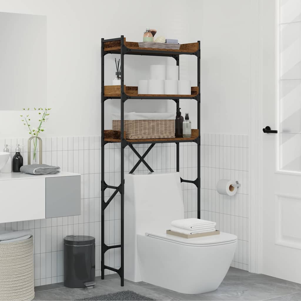 Prateleira para Máquina de Lavar com prateleira Madeira antiga