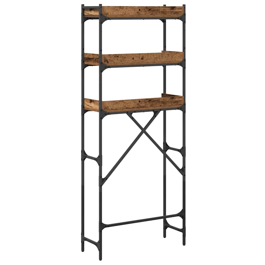 Prateleira para Máquina de Lavar com prateleira Madeira antiga