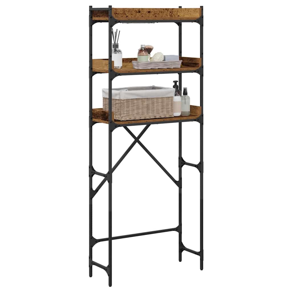 Prateleira para Máquina de Lavar com prateleira Madeira antiga