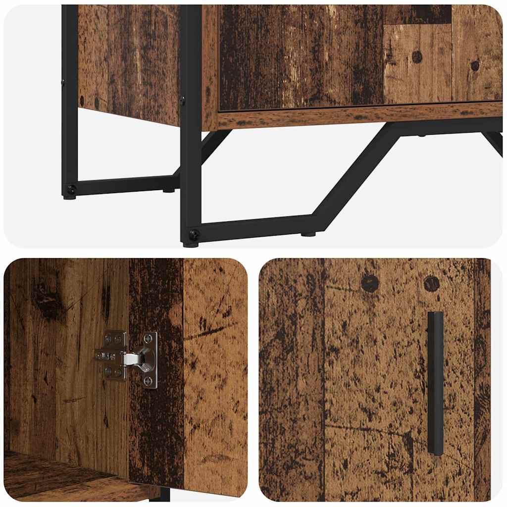 Buffet Castanho 78 x 35.5 x 74.5 cm Madeira processada