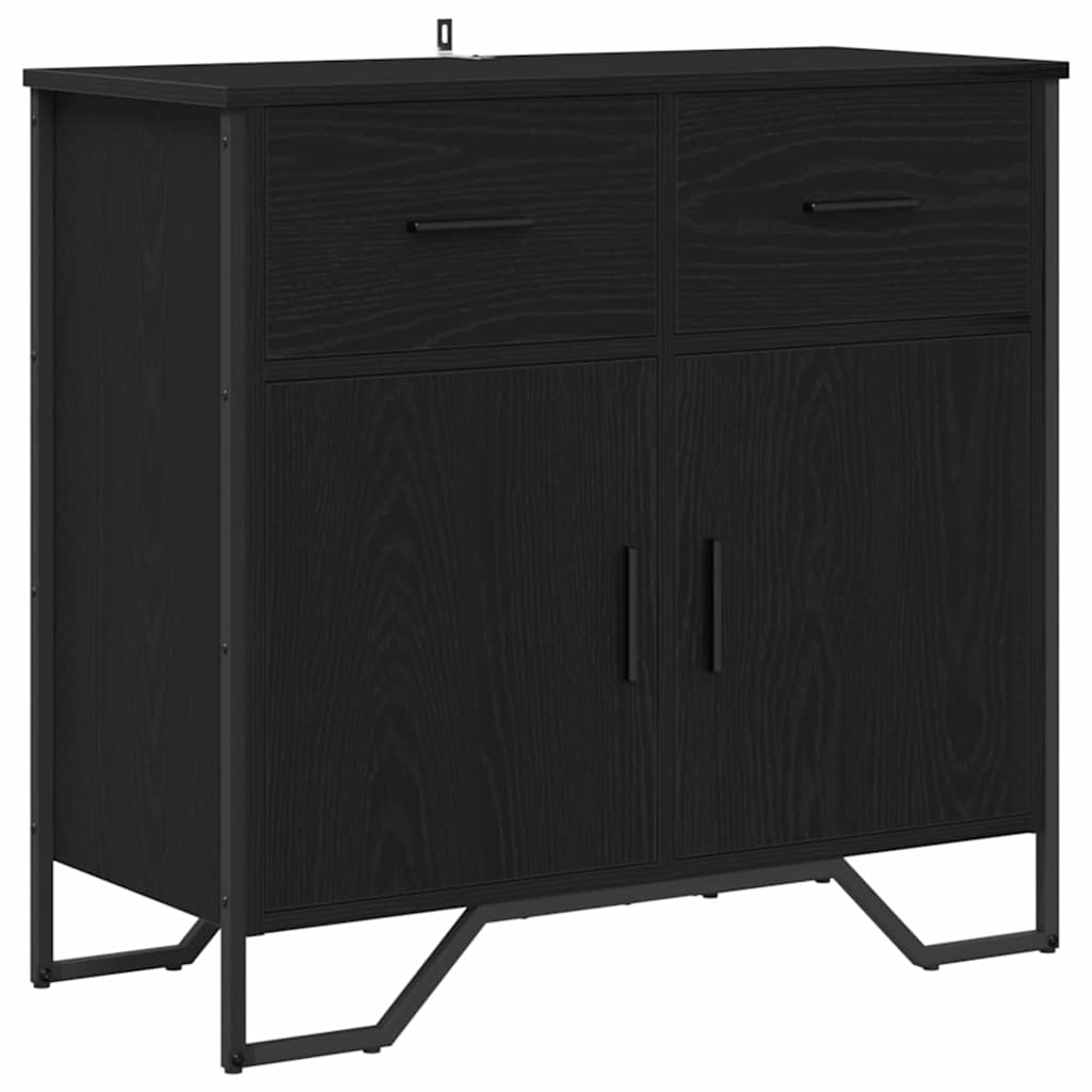 Buffet Carvalho preto 79.5 x 35.5 x 74.5 cm Madeira processada