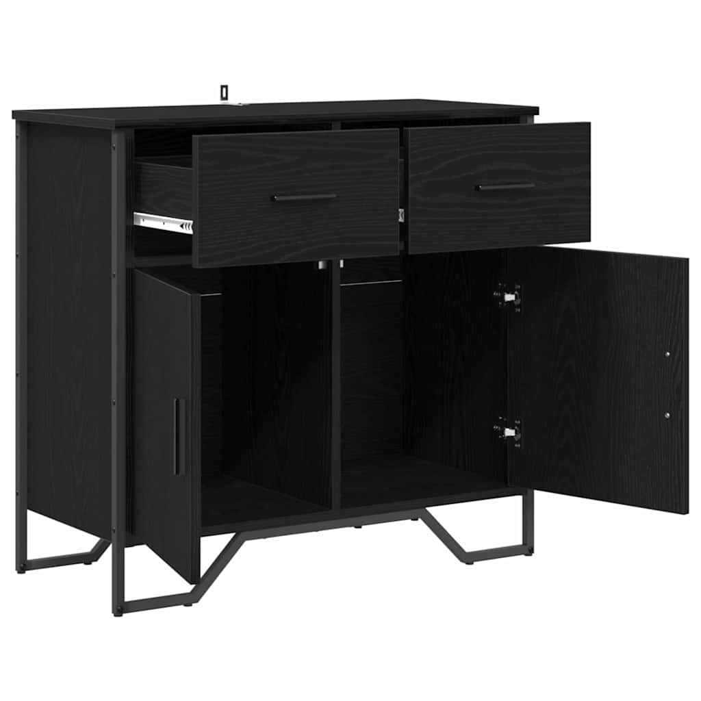Buffet Carvalho preto 79.5 x 35.5 x 74.5 cm Madeira processada