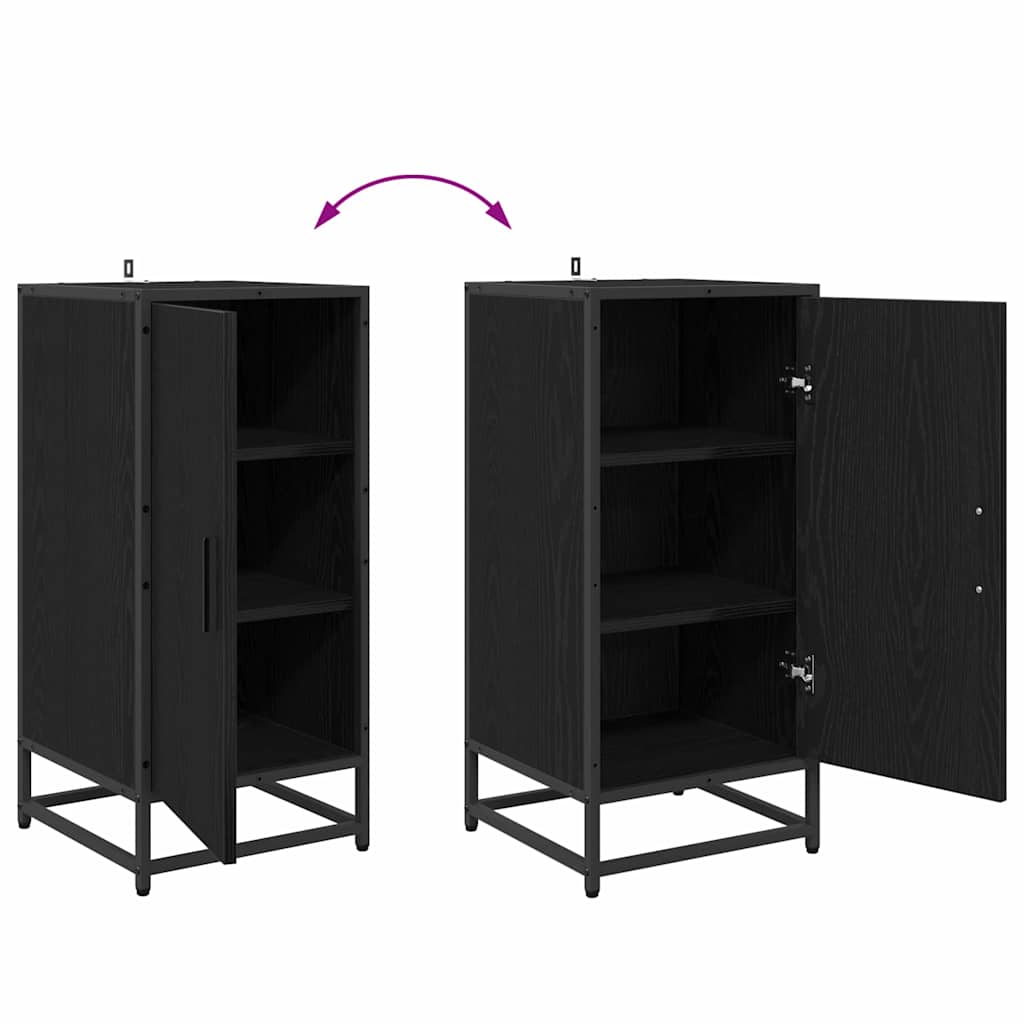 Buffet Carvalho preto 35 x 35,5 x 76 cm Madeira processada