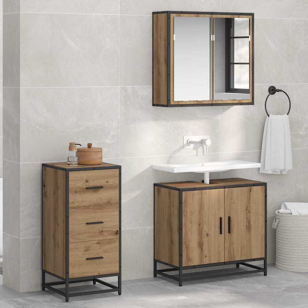 Buffet carvalho artisiano 35,5 x 35 x 76 cm Madeira processada