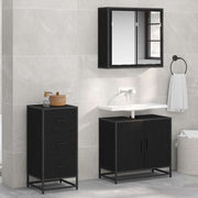 Buffet Carvalho preto 35,5 x 35 x 76 cm Madeira processada