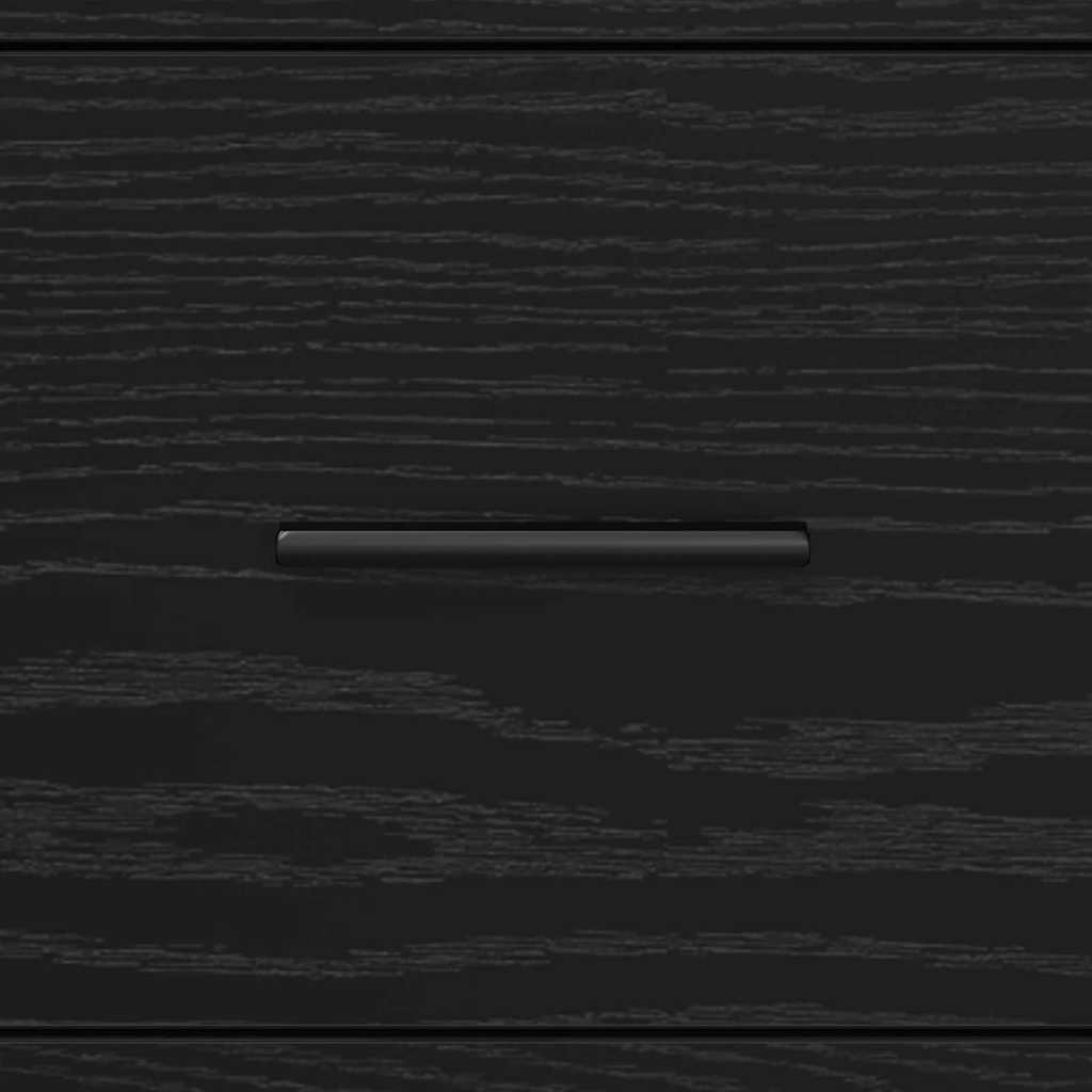 Armário de Banheiro Carvalho preto 35 x 37,5 x 166 cm