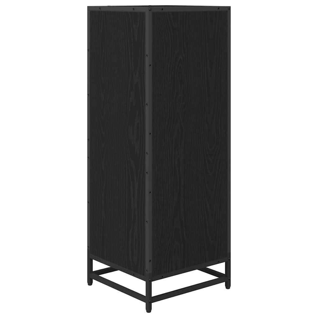 Armário de Banheiro Carvalho preto 35 x 37,5 x 100 cm