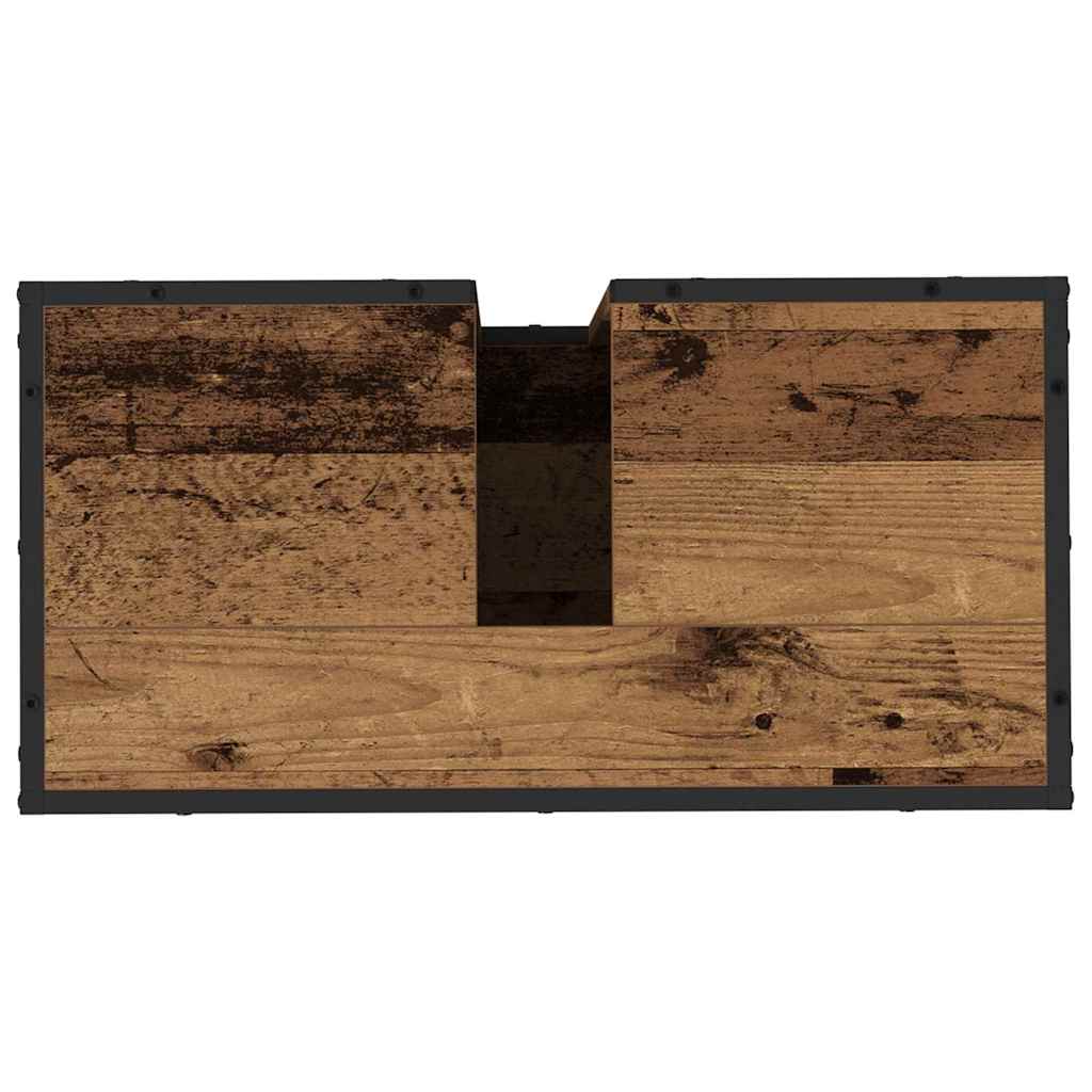 Armário para Pia de Banheiro Madeira antiga 65 x 33 x 60 cm