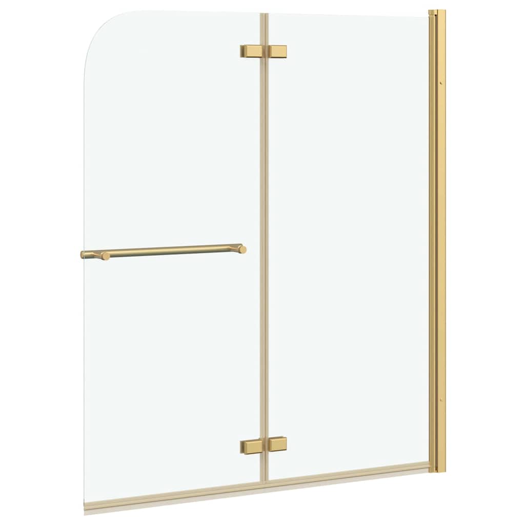 Enclosure de Chuveiro Ouro 95 x 140 cm Vidro ESG e Alumínio