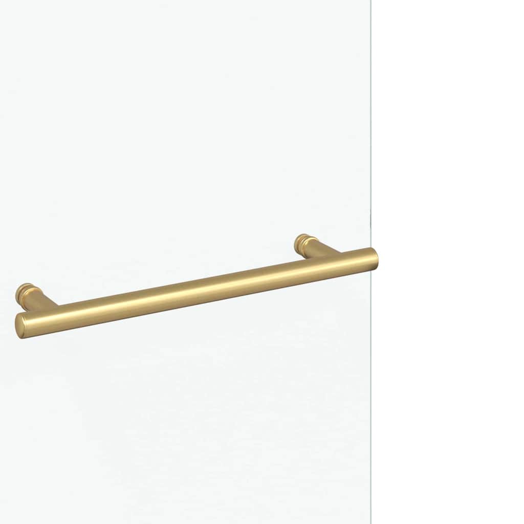 Enclosure de Chuveiro Ouro 95 x 140 cm Vidro ESG e Alumínio