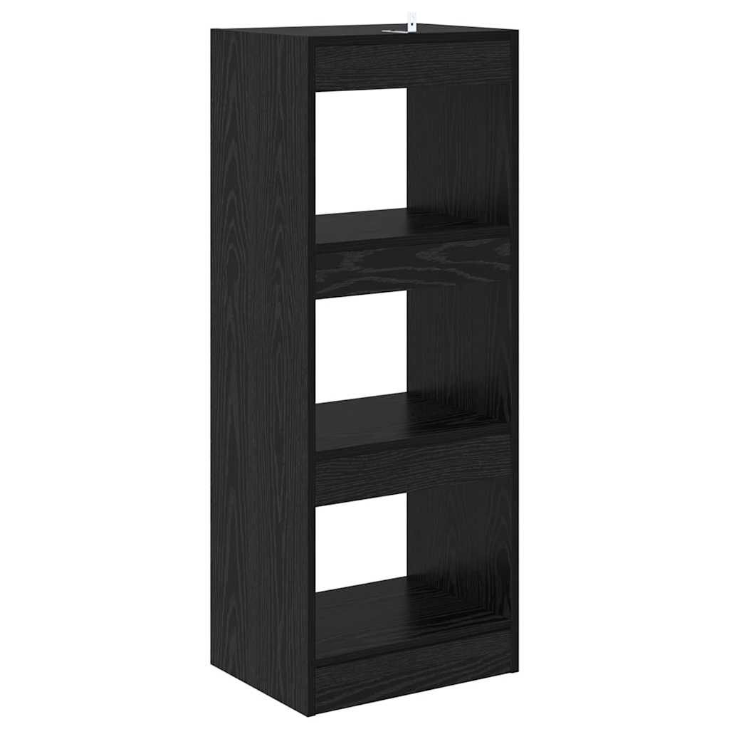 Gabinete de Livros Carvalho preto 40 x 30 x 103 cm