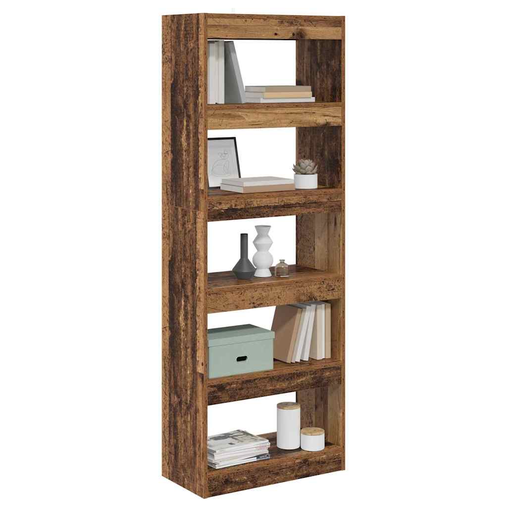 Gabinete de Livros Madeira antiga 60 x 30 x 166 cm