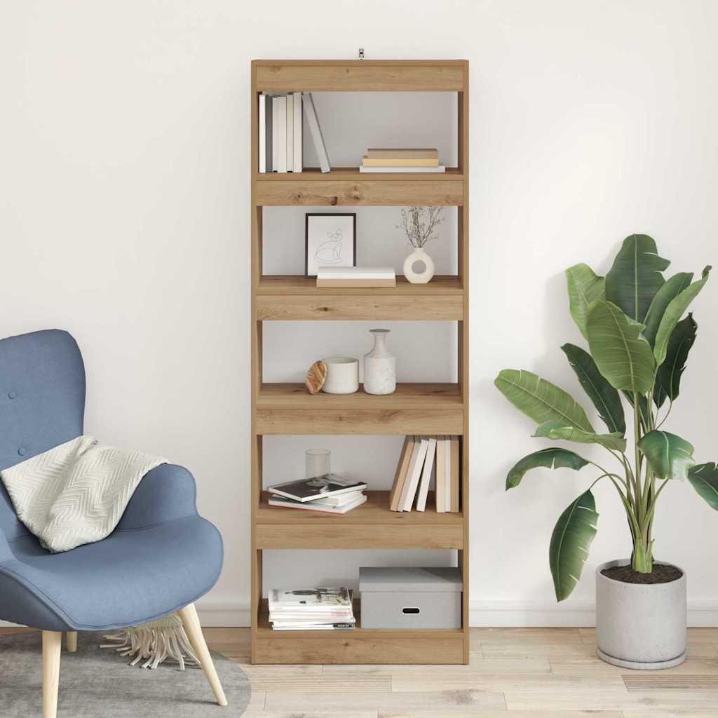 Gabinete de Livros carvalho artisiano 60 x 30 x 166 cm