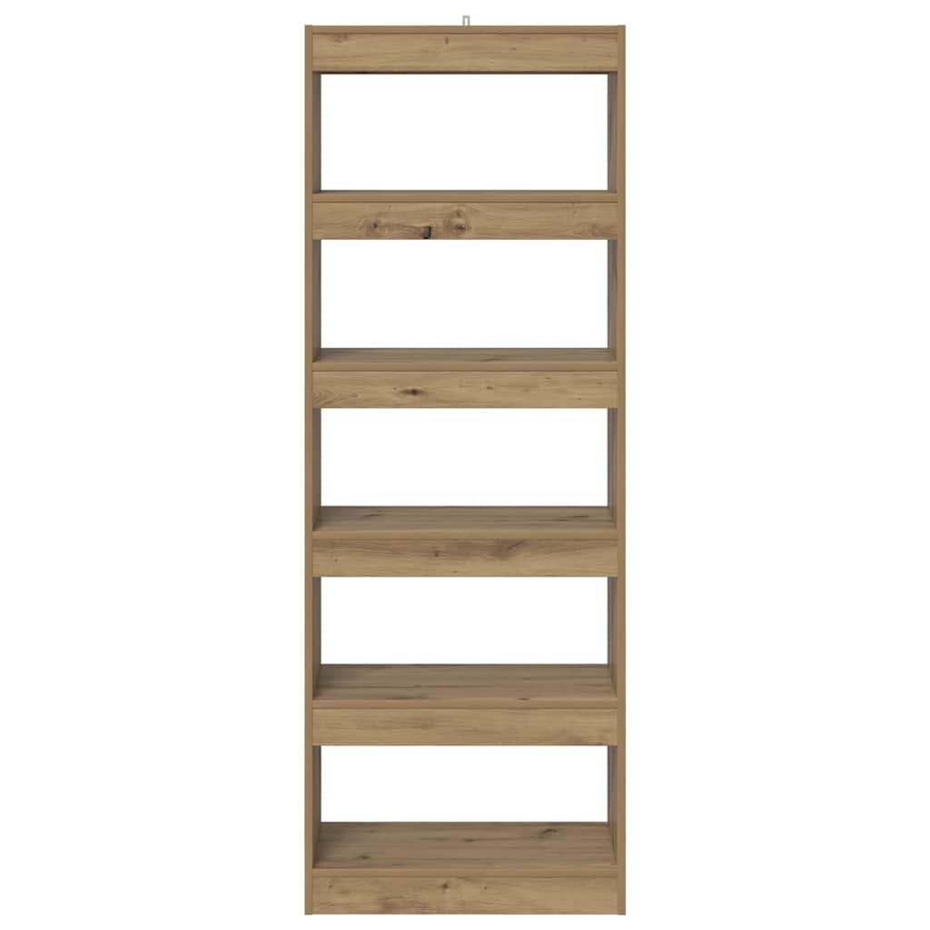 Gabinete de Livros carvalho artisiano 60 x 30 x 166 cm