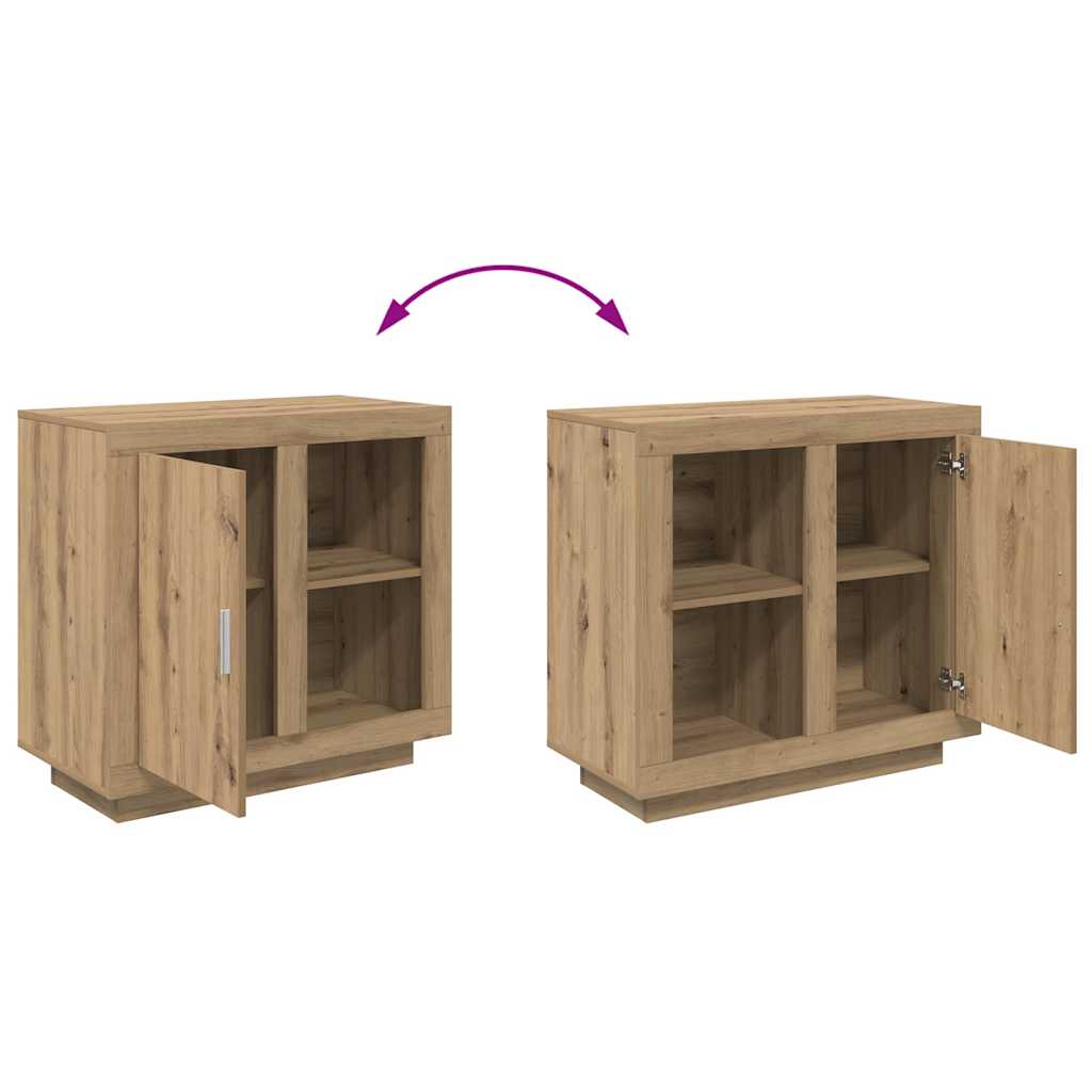 Buffet carvalho artisiano 40 x 80 x 75 cm Madeira processada