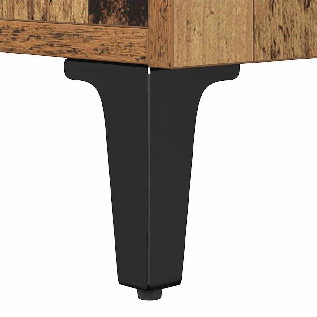 Armário de cama com gaveta Madeira antiga 40 x 35 x 47,5 cm