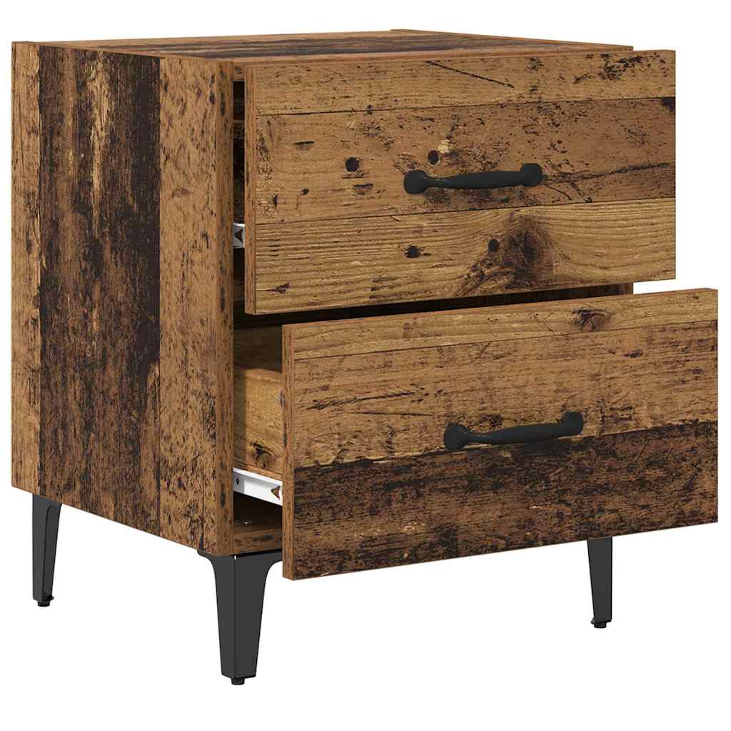 Armário de cama com gaveta Madeira antiga 40 x 35 x 47,5 cm