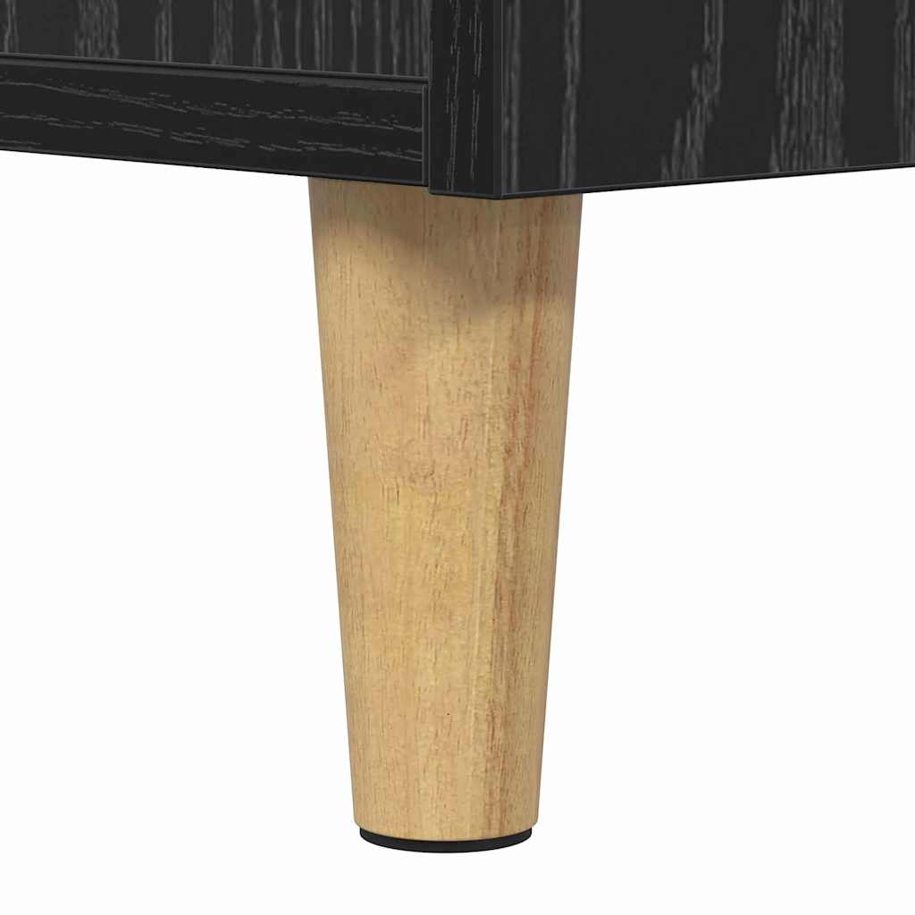 Armário de Cabeceira Carvalho preto 40 x 35 x 47,5 cm