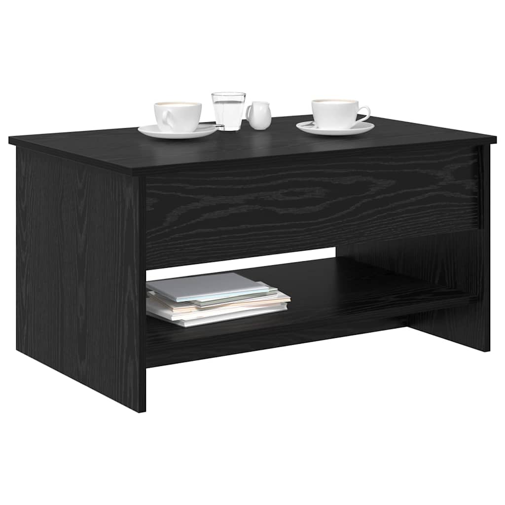 Mesa de centro Carvalho preto 80 x 50.5 x 41.5 cm