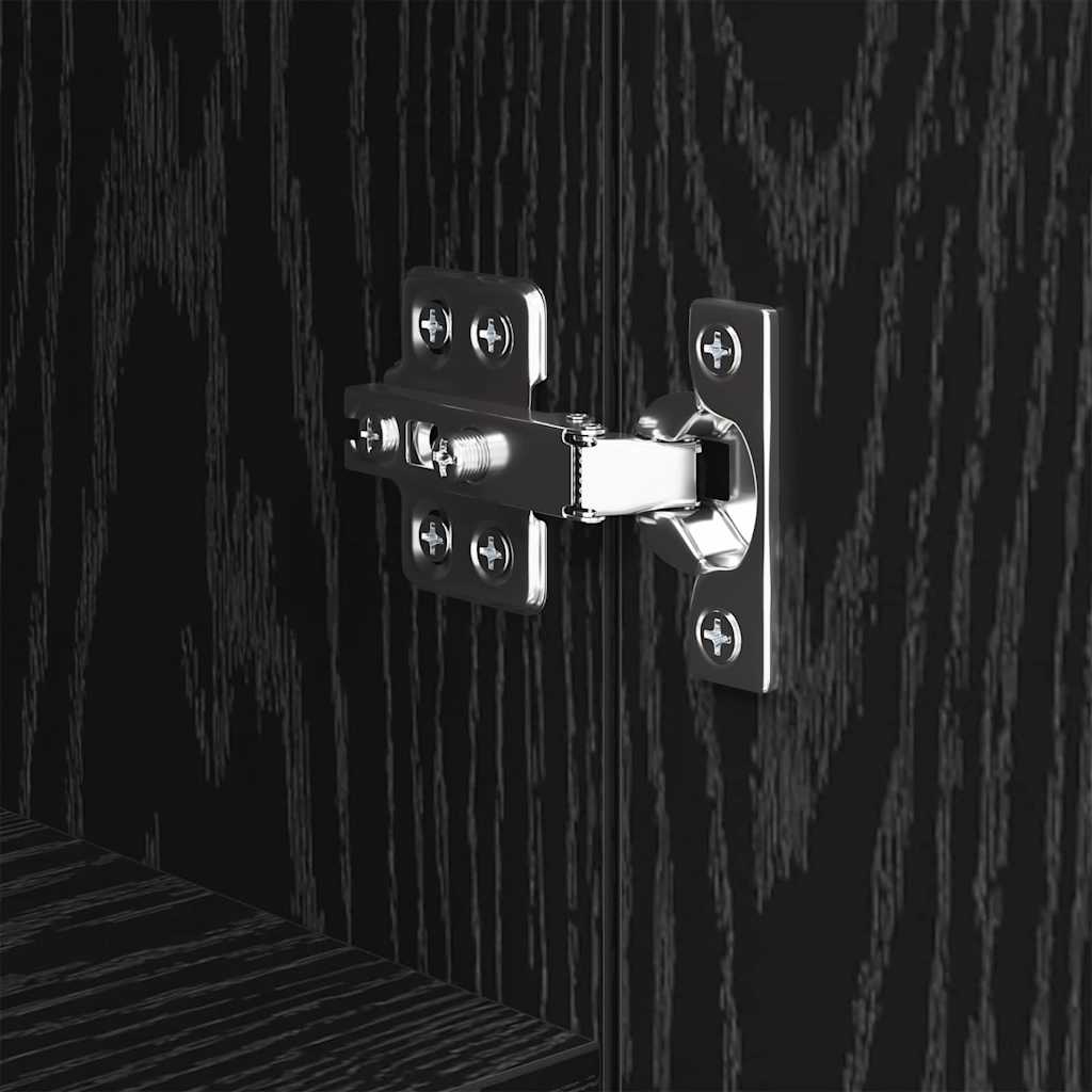 Buffet Carvalho preto 30 x 30 x 70 cm Madeira processada