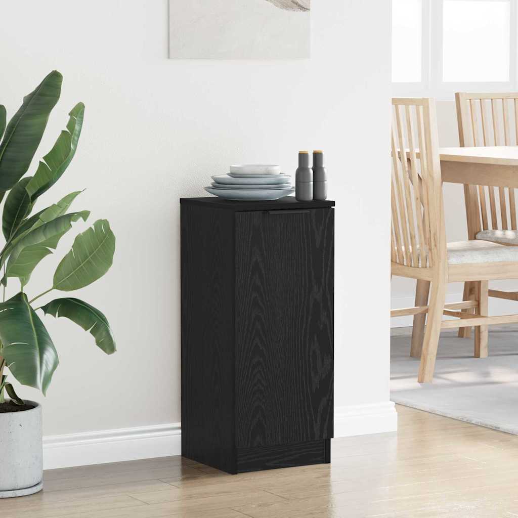 Buffet Carvalho preto 30 x 30 x 70 cm Madeira processada
