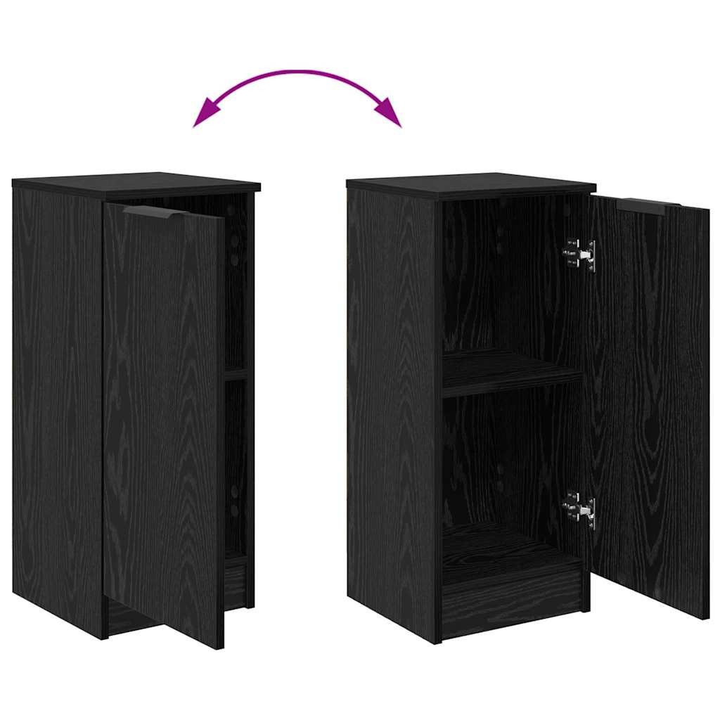 Buffet Carvalho preto 30 x 30 x 70 cm Madeira processada