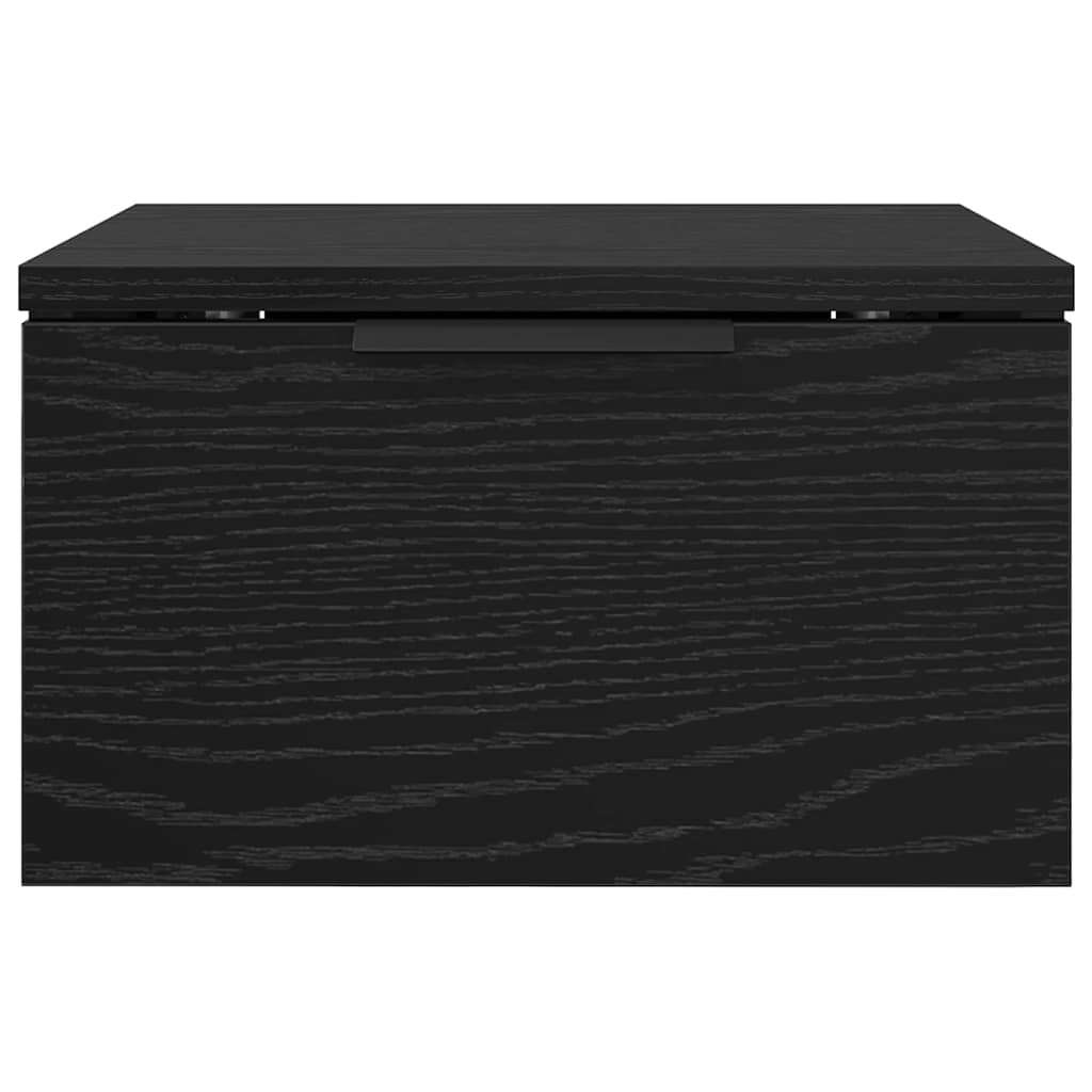 Armário de Cabeceira com gaveta Carvalho preto 34 x 30 x 20 cm