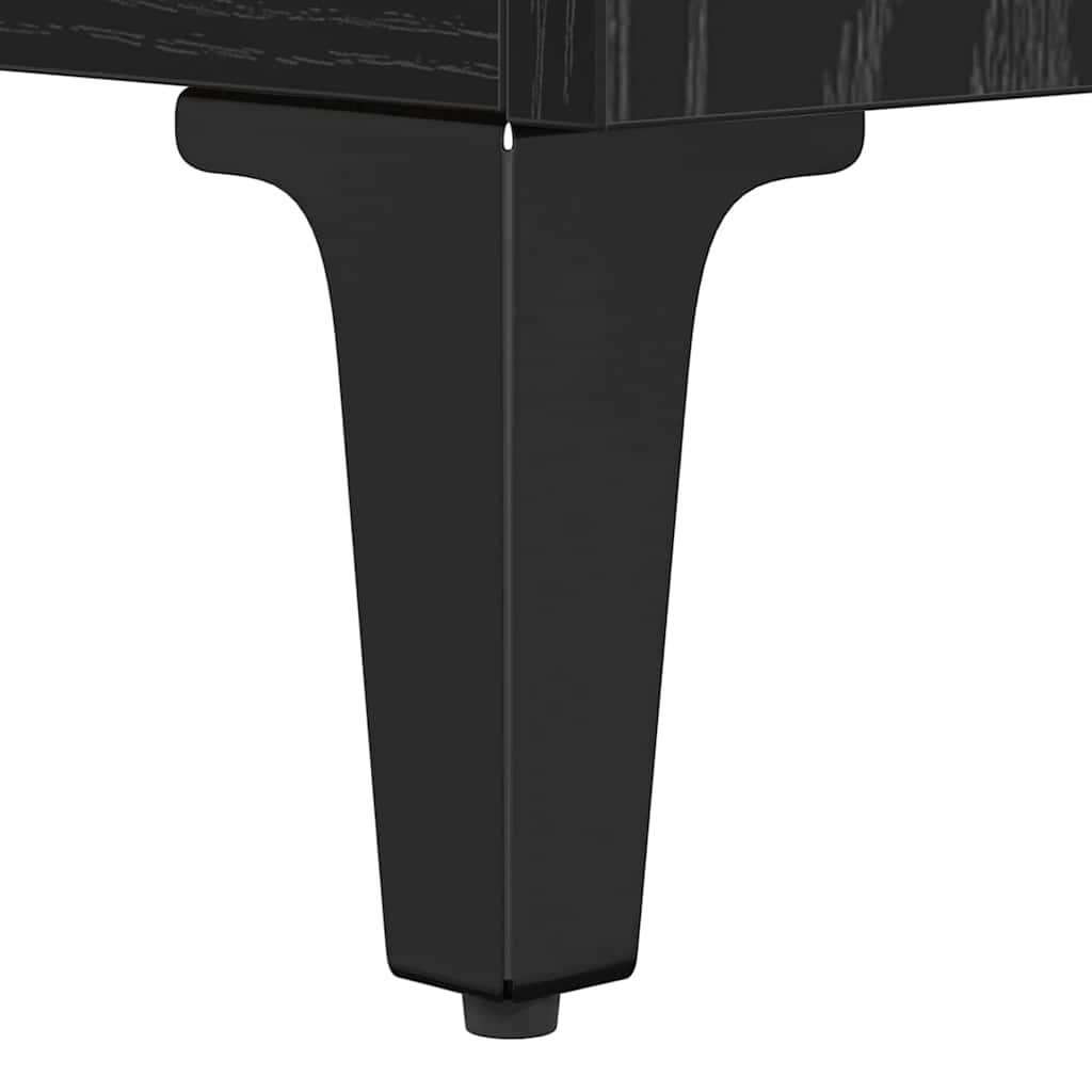 Mesa de centro com gaveta Carvalho preto 90 x 49 x 45 cm