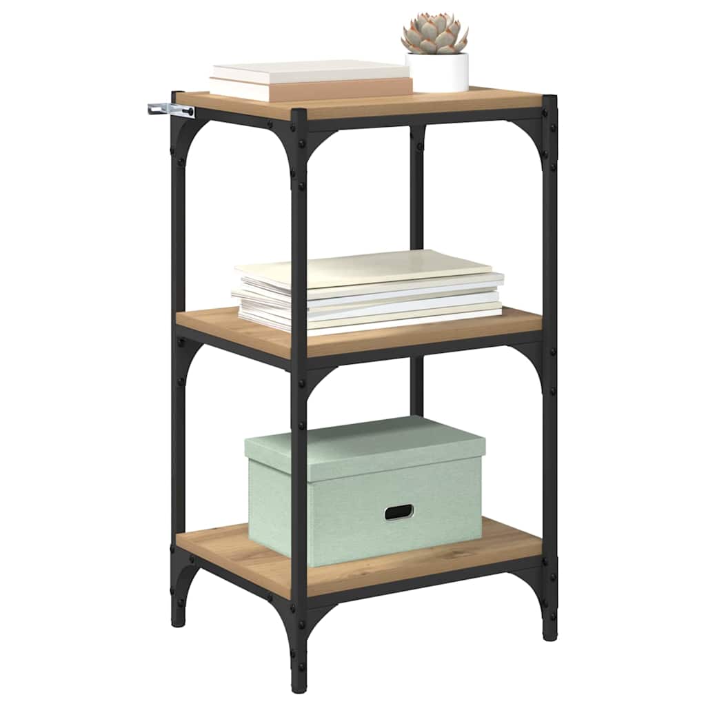 Gabinete de Livros carvalho artisiano 40 x 33 x 70,5 cm