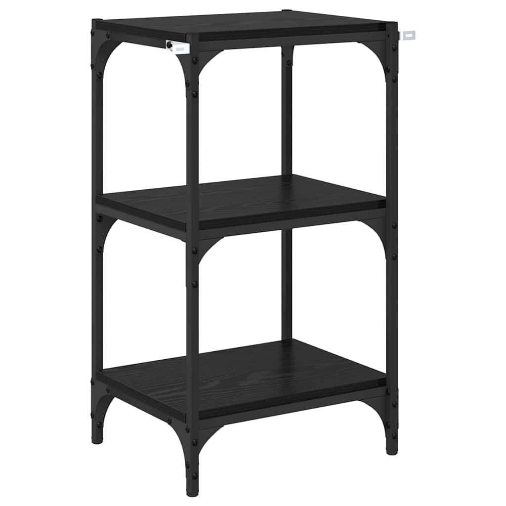 Gabinete de Livros Carvalho preto 40 x 33 x 70,5 cm