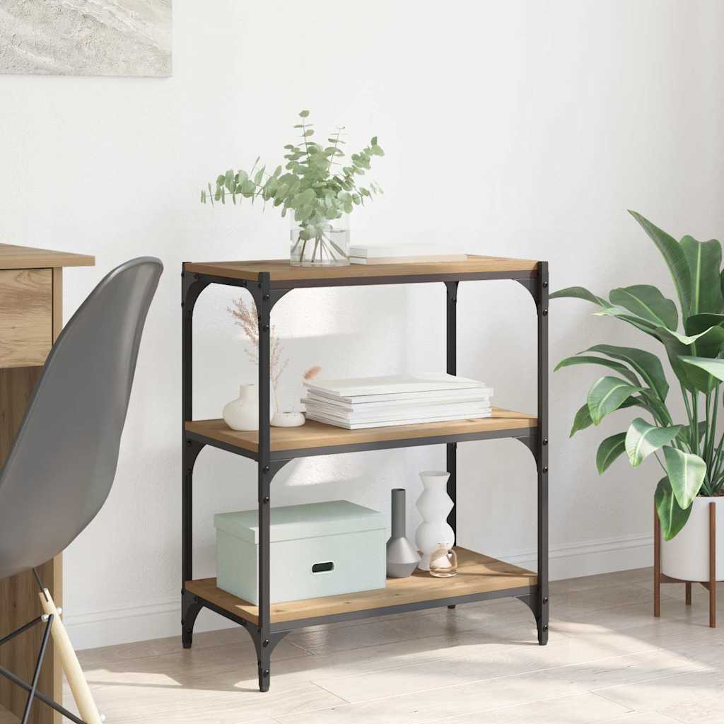 Gabinete de Livros carvalho artisiano 60 x 33 x 70,5 cm