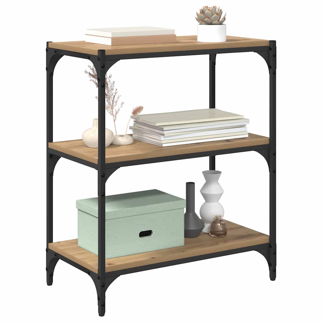 Gabinete de Livros carvalho artisiano 60 x 33 x 70,5 cm