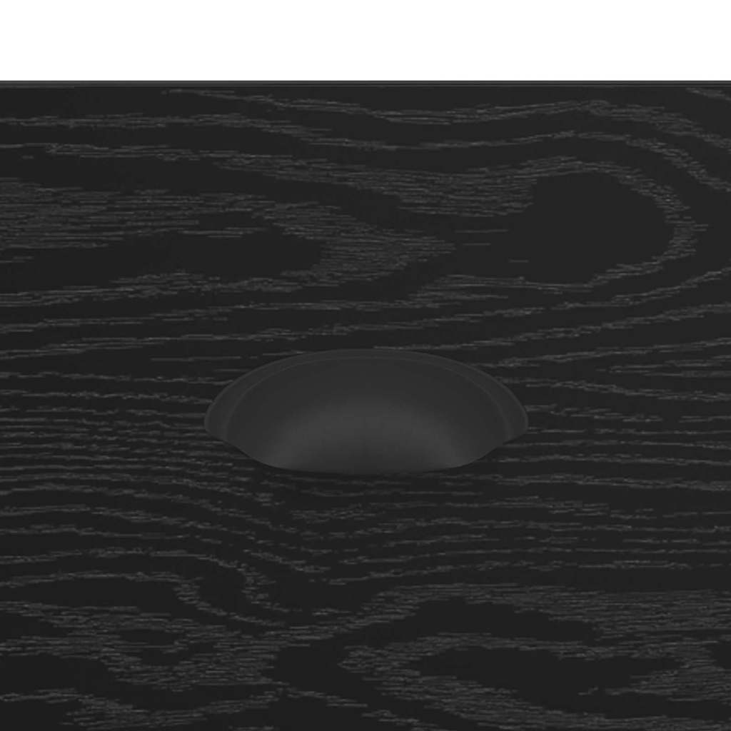 Armário de Cabeceira Carvalho preto 39 x 39 x 47.5 cm