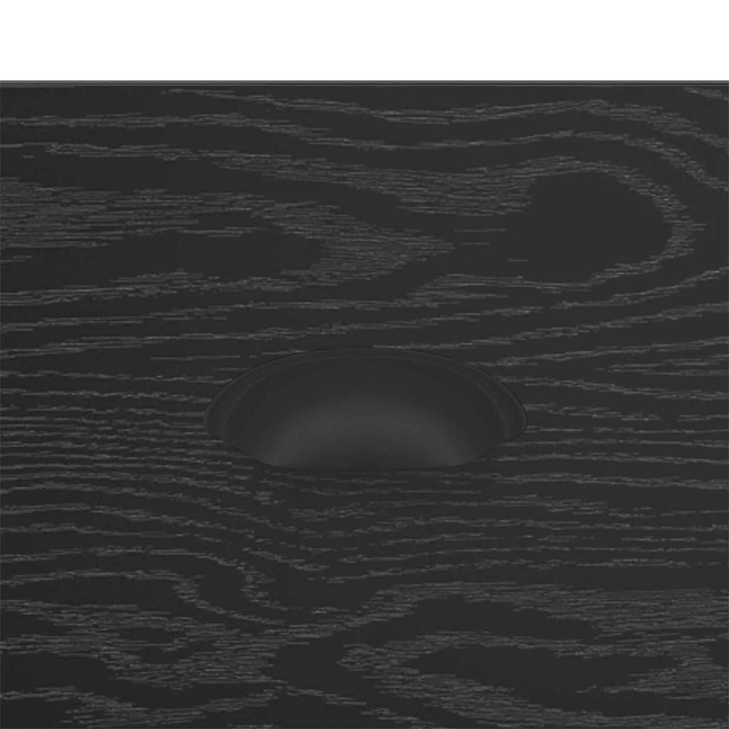 Mesa de centro com gaveta Carvalho preto 50 x 50 x 35 cm