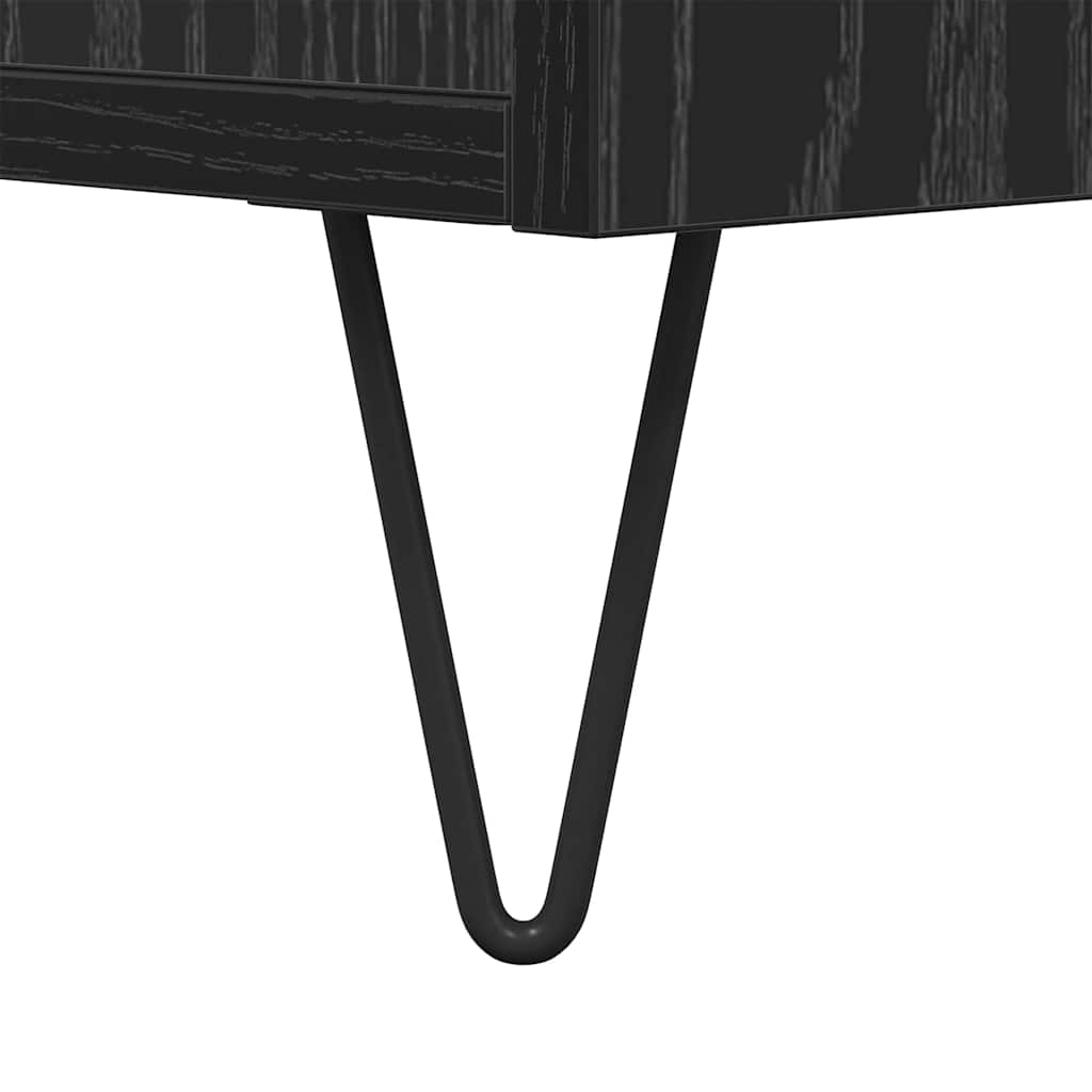 Mesa de centro Carvalho preto 80 x 80 x 36.5 cm